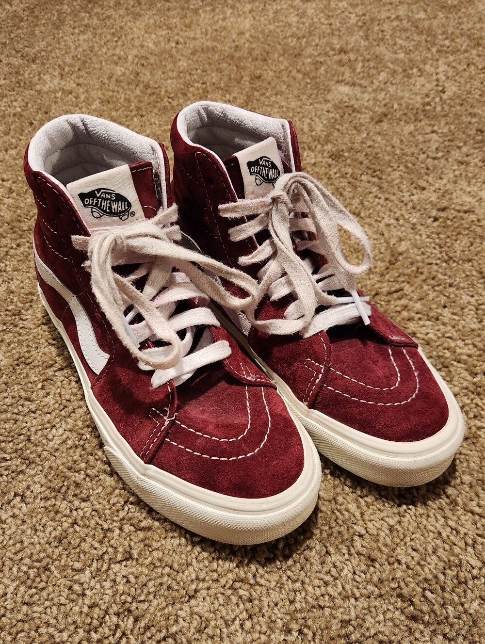 High-Top Vans W:6/M:4.5